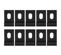 Fdit Ensemble de Crochets 10 Pièces avec Supports de Base de Serre en Aluminium, Connexion à Pression pour Une Installation Facile, Conception Compacte, Idéal pour Les Amateurs de