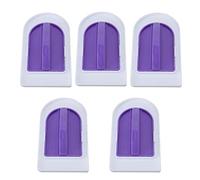 Fdit Ensemble de Lisseur de Gâteau Fondant, 5 Pièces, Outil de Polissage de Gâteau en Plastique de qualité Alimentaire, Lisseur de Fondant Antiadhésif avec Poignée, Outil de