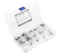 Fdit Ensemble de Machines à Laver à Laver à Lave-linge en Acier Inoxydable Résistant à la Corrosion, Kit de Gamme 260pcs pour les Types de Travaux D'assemblage, pour les Entrepreneurs ou les