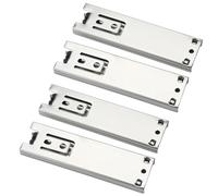 Fdit Ensemble de Mini Glissières de Tiroir de 5 Pouces, Rails Durables à Roulement à Billes à Extension Complète pour Armoires et Tiroirs, Acier laminé à Froid, 2 Pièces