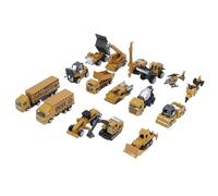 Fdit Ensemble de Modèles de Véhicules D'ingénierie, Véhicules de Construction en Alliage Réalistes pour Enfants, Jouet du Nouvel an Lunaire pour Garçons et Filles, Plan en Plastique