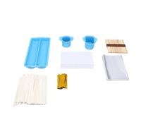 Fdit Ensemble de Moules à Cake Pop, Kit de Cuisson avec Support et Bâtons | Moules Ovales Ronds à Double Plateau, ABS Antiadhésif Résistant à la Chaleur, 100 Bâtonnets, Attaches de Sacs Incluses,