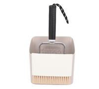 Fdit Ensemble de Pelle à Litière Efficace en Maille d'acier Inoxydable pour Chat, Ensemble Complet avec Brosse de Nettoyage et Pelle à Poussière, Facile à Nettoyer, Convient à Toutes Les Tailles de