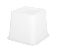 Fdit Ensemble de Rehausseurs de Meubles, 4 Pièces, Rehausseur de Lit de Chaise Blanc Robuste Offrant Un Espace Supplémentaire, Outil Stable pour Le Rangement
