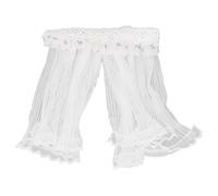 Fdit Ensemble de Rideaux Décoratifs en Dentelle pour Maison de Poupée pour les Amateurs de Maison de Poupée à L'échelle 1:12 pour Améliorer le Réalisme des Pièces