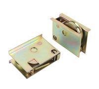 Fdit Ensemble de Rouleaux de Porte Coulissante, Rouleaux à Roulement à Billes en Acier pour Portes Pella, Mouvement Fluide pour L'amélioration de L', 2 Pièces