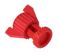 Fdit Ensemble D'écrous à Vis de Ferme Fixation D'équipement de Fenêtre de Ventilation en Plastique ABS avec 100 Pièces Blanc 20 Pièces Rouge pour Accessoires D'élevage de Volaille en (Rouge 20PCS)