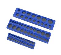 Fdit Ensemble D'organisateurs à Socket Magnétique FDIT, Plateau de Porte-douille en 3 Pièces avec Aimant Puissant pour 1/4 "3/8" 1/2 "Drive de Lecteur, Organisateur (Métrique 16cm)