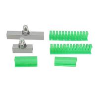 Fdit Ensemble D'outils de Marteau Coulissant de Débosselage 6 Pièces, Kit de Débosselage sans Peinture en Acier Inoxydable avec Poignées en Nylon givré pour la Réparation de Surfaces