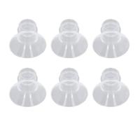Fdit Ensembles D'ordinateurs Portables en Silicone à 6 Pièces pour Spectres de 24 Mm avec Pompe à Lait Portable, Liquide (19 mm)