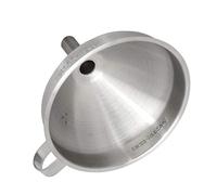 Fdit Entonnoir en Acier Inoxydable 304, Bouche épaissie de 1,5 Cm avec Filtre Amovible pour Transférer les Ingrédients Secs Liquides, L'huile, le Vinaigre de Vin (304 entonnoir : 13 cm ())