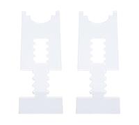 Fdit Entretoise Murale de canapé, Paquet de 2, Bouchon de canapé Réglable en Acrylique Transparent, Protecteur de Meubles pour Prévenir Les Risques D'incendie et Les Rayures Murales (5 emplacements)