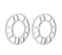 Fdit Entretoises de Roue de 10 Mm de Haute qualité en Alliage D'aluminium pour Roue à Goujons 4/5, Cales Antirouille pour éviter Le Frottement des Pneus, 2 Pièces pour Un Ajustement Universel