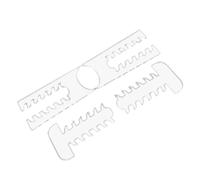 Fdit Entretoises Murales de Meubles Réglables, 2 Ensembles de Protections Murales en Acrylique de 20 à 29,5 Cm pour Armoire de Canapé-lit, Bouchons Transparents de 5 Mm D'épaisseur