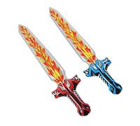 Fdit Épée Gonflable Flottante Rigide, Ensemble de Jeux d'eau, Matériau PVC Durable, adapté aux Divertissements Quotidiens/Festivals, 37,4 Pouces, 2 Pièces