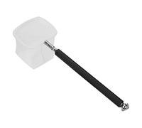 Fdit Epuisette pour Aquariophilie Mini-Filet de Pêche avec Poignée Réglable 20-57.5cm pour Crevette de Réservoir d'Aquarium(Carré-Noir)