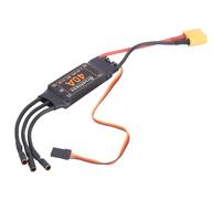 Fdit ESC sans Balais 40 A, Contrôleur de Vitesse électronique Compatible LiPo 2 4S avec Bec 5 V, Prise XT60, Protection Complète pour Hélicoptère RC UAV et Modèles FPV