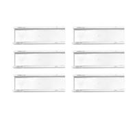 Fdit Étagère à Disques Transparente pour Montage Mural, Design Moderne pour Albums, Lot de 6