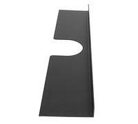 Fdit Étagère Flottante Espace Noir Aluminium Antirouille Forte capacité Portante Support pour Salle de Bain et Cuisine 60 Cm