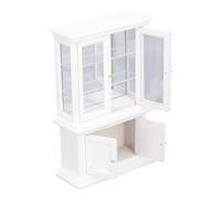 Fdit Étagère Miniature en Bois à L'échelle 1:12 pour Décoration de Maison de Poupée - Décoration élégante en Petit Bouleau pour Salle de Poupée, Salon, Chambre à Coucher - Étagère 1/12 pour Maison