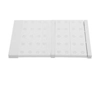 Fdit Étagères de Placard Extensibles, Longueur Réglable, étagère de Séparation Rétractable Peu Encombrante, Support de Rangement pour Placard de Salle de Bain, (Longueur de 41 à 52