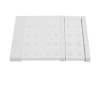 Fdit Étagères de Placard Extensibles, Longueur Réglable, étagère de Séparation Rétractable Peu Encombrante, Support de Rangement pour Placard de Salle de Bain, (Longueur de 31 à 42