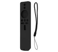 Fdit Étui de Protection en Silicone Domestique pour Xiaomi TV Stick 4K Lavable Télécommande Couverture Accessoires de Télévision avec Dragonne(1#)