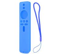 Fdit Étui de Protection en Silicone Domestique pour Xiaomi TV Stick 4K Lavable Télécommande Couverture Accessoires de Télévision avec Dragonne(3#)