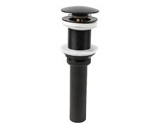 Fdit Évier Bouchon de Vidange, Antirouille Pop Up Drain pour Lavabo de Salle de Bains, Non Débordement Lavabo vanité Anti-déflagrant, Scratch Durable Drainage pour évier