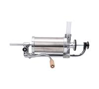 Fdit Fabricant Manuel en Acier de Saucisse en Acier Inoxydable pour Cuisine Maison avec 4 Tubes de Remplissage Conception Compacte pour les Options de Remplissage Polyvalent