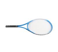 Fdit Fdit Raquette de Tennis Simple avec Cadre Anti-Vent cassé pour Compétition étudiante, Conception Ergonomique pour Un Meilleur Contrôle et Une Meilleure Adhérence, Taille 27 Pouces (Black) (Blue)