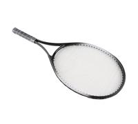 Fdit Fdit Raquette de Tennis Simple avec Cadre Anti-vent cassé pour Compétition étudiante, Conception Ergonomique pour un Meilleur Contrôle et une Meilleure Adhérence, Taille 27 Pouces (BLACK) (BLACK)