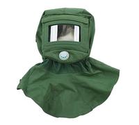 Fdit Fdit Sand Sanding Hood Cap, Visage épisode du Vent avec Châle de Toile de Ventilation, Protecteur de Cou de Cou de Chauffage pour la Peinture de Ponçage de Polissage