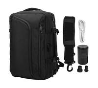 Fdit Fdit Vacuum Compression Travel Sac à Dos 20-35L Extensible, Airline Approuvé Port sur Sac à Dos avec Pochette de Chaussures, Pack de Jour pour Ordinateur Portable pour Business