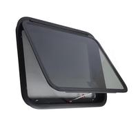 Fdit Fenêtre de Sortie de Rv, Fenêtre D'échappement de Verre trempé de Cadre D'alliage D'aluminium 32,4x24,2 Pouces avec le Tamis à Mailles pour le Campeur de Remorque de Cheval de
