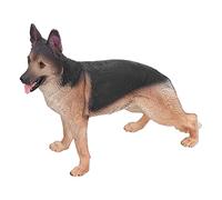 Fdit Figurine de Chien de Berger Allemand, Modèle Animal de Simulation avec Un Excellent Savoir-Faire, Jouet éducatif de 9,1 Pouces pour la Décoration de Bureau des Adolescents