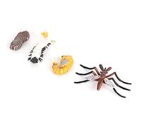 Fdit Figurines du Cycle de Croissance des Animaux, Ensemble de 4 Modèles de Cycle de Vie des Insectes pour L'apprentissage en Classe (#11)