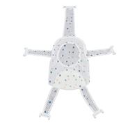 Fdit Filet de Support de Siège de Bain pour bébé, Tapis de Bain en Maille Réglable avec éponge Douce pour les Nouveau-nés de 0 à 18 Mois, sécurité de la Baignoire (étoile)