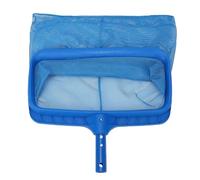 Fdit Filet D'écumage de Piscine, Râteau à Feuilles de Natation, Bordure Renforcée pour Enlever Les Feuilles et Les Débris, avec Poteau Amovible pour Piscine, Spa, Fontaines de Spa