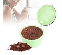 Fdit Filtre à café Réutilisable, Ensemble de 5 Capsules de café de Fabrication Soignée, Excellent Effet de Filtrage pour un Brassage Pratique à Domicile, Matériau PP de qualité Alimentaire