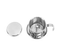 Fdit Filtre à café Vietnamien, Pot en Acier Inoxydable Durable pour un Goût Riche, pour une Utilisation à la Maison ou en Voyage