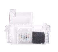 Fdit Filtre d'aquarium Suspendu Externe 3W, boîte de Filtre en Cascade pour | Construction durable en plastique haute qualité, fonctionnement silencieux, couches de filtration progressives, oxygénation