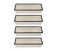 Fdit Filtre de Remplacement pour Robot de Balayage, Filtre à Air à Particules Durable à Haute efficacité, Lot de 4 pour Aspirateur Robot J4 J4 Lite, Accessoires D'aspirateur pour Une Installation