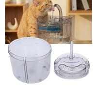 Fdit Fontaine d'eau Automatique pour Animaux de Compagnie, Distributeur d'eau pour Chat à énergie Solaire de 2 L avec Capteur Intelligent, Fontaine de Circulation Rechargeable par