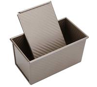 Fdit Forme de Pâtisserie de Pain de Boulangerie en Alliage en Aluminium Long à Long Terme avec Couvercle pour Pain Uniformément Cuit
