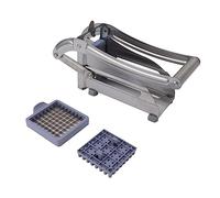Fdit Frites Pommes de Terre Légumes Acier Inoxydable avec Base Ventouse Antidérapante et 2 Lames pour Pommes de Terre Carottes Concombres Courgettes