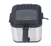 Fdit Friteuse électrique, capacité 2,5 L, Panier Amovible et Température Réglable, Idéale pour le Poulet Frit, les Crevettes et les frites. Facile à Nettoyer Grâce à Son Revêtement (Prise UE)