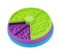 Fdit Gamelle pour Chien à Alimentation Lente, Labyrinthe à 3 Niveaux, Puzzle Interactif avec Base en Caoutchouc Antidérapant pour Soulager l'anxiété et Prévenir L'indigestion