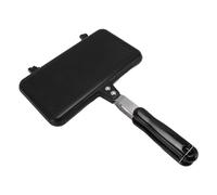 Fdit Gaufrier Antiadhésif en Aluminium, Poêle à Gaufres pour le Petit Déjeuner en Famille, Gaufrier de Camping Portable pour la Cuisine et le Pique-nique (Style 2)