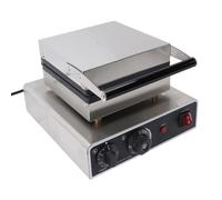 Fdit Gaufrier Electrique 4 Tranches 22x22cm 1750W Chauffage Rapide (Prise | Fer à Repasser Double Face Antiadhésif, Contrôle de la Température 50-300C, Minuterie 1-5 Minutes, Matériau SUS, Grand